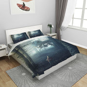 3D Tree Monster Grassland Person Quilt Cover Set Bedding Set Duvet Cover Pillowcases 1216