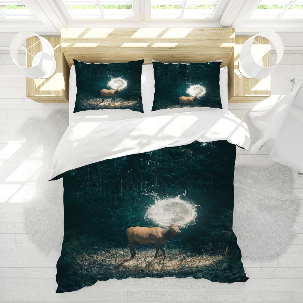 3D Forest Tree Rhinoceros The Earth Quilt Cover Set Bedding Set Duvet Cover Pillowcases 1231