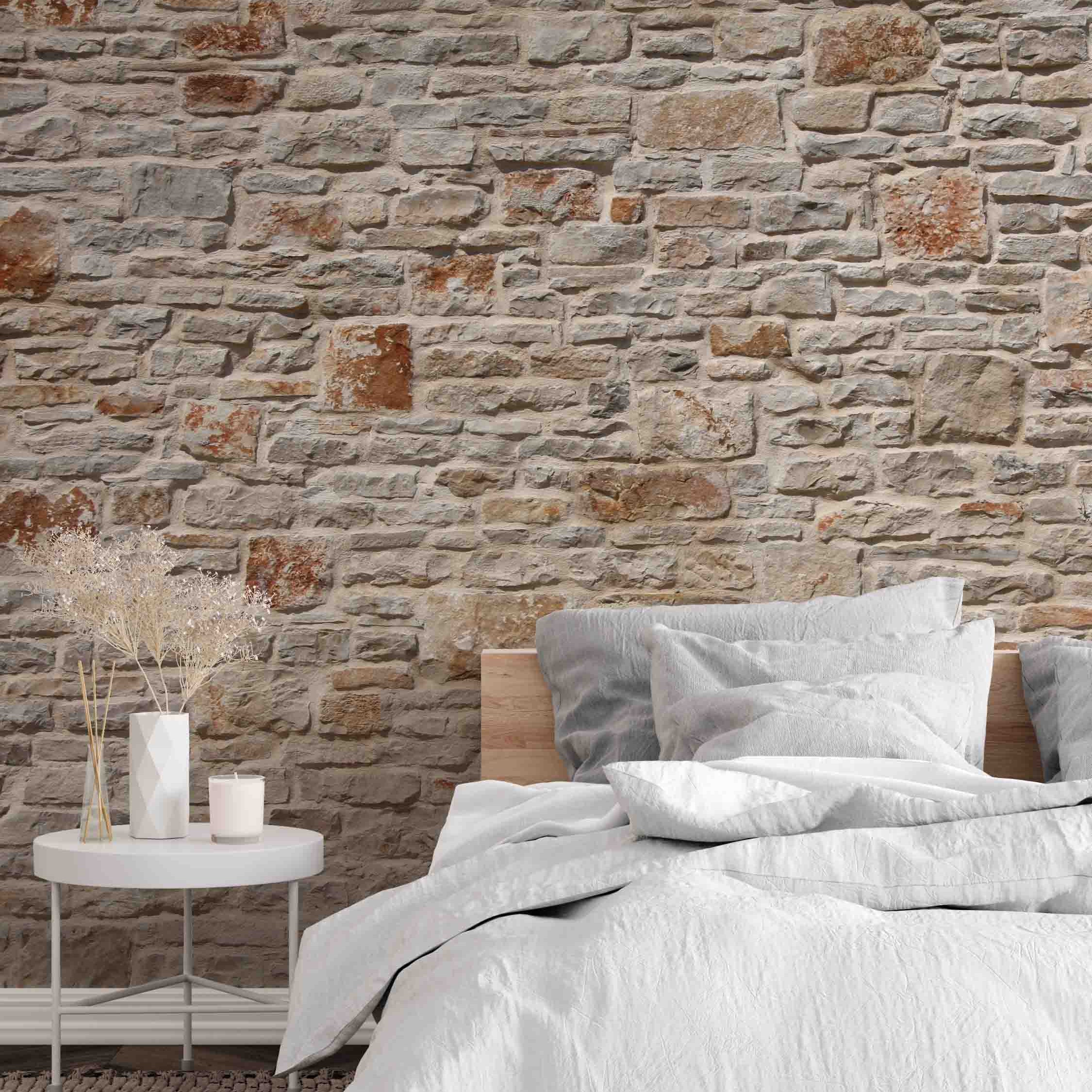 3D Nostalgic Brick Wall aged nostalgic brick wall wall mural wallpaper for bedroom