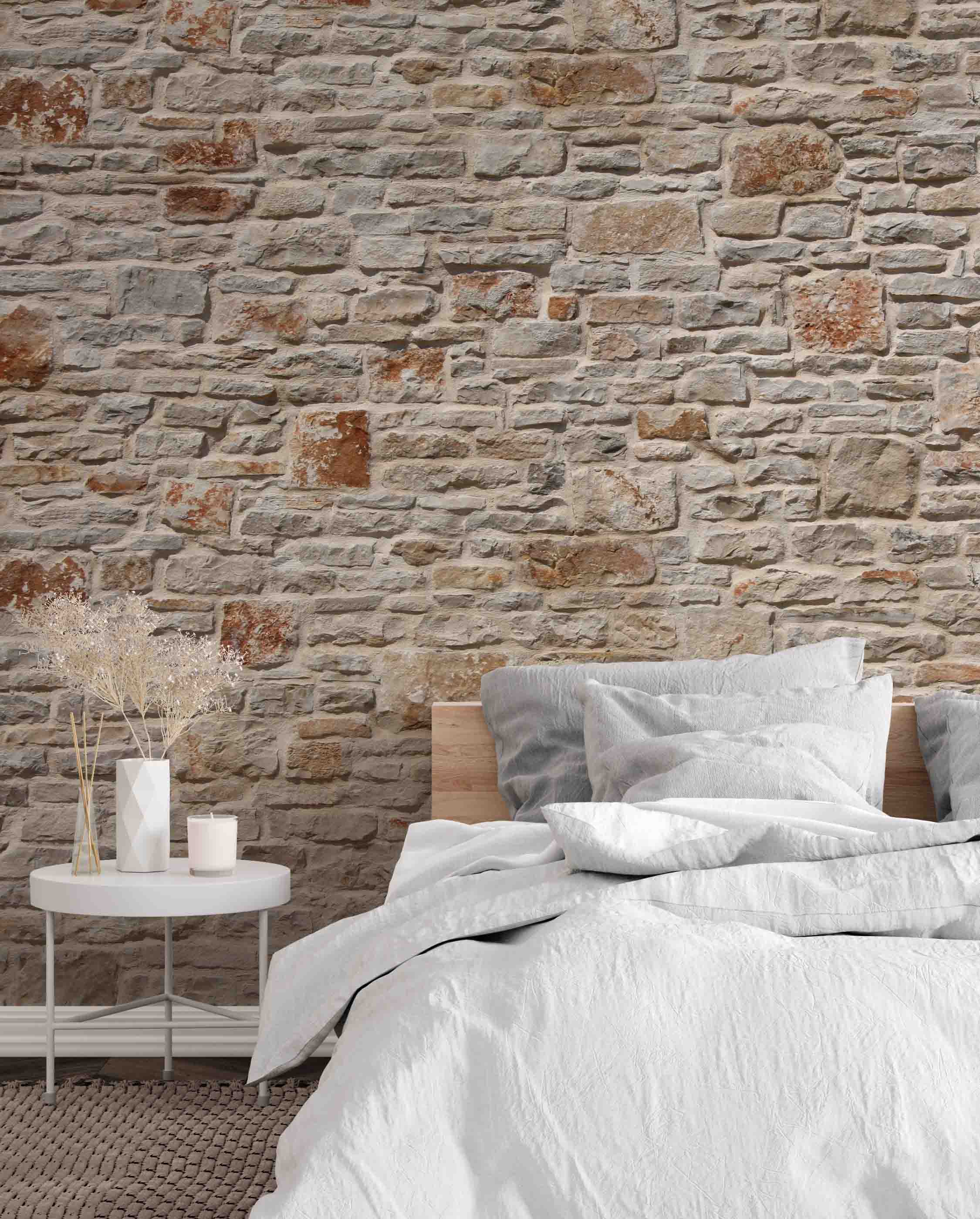 3D Nostalgic Brick Wall aged nostalgic brick wall wall mural wallpaper for bedroom