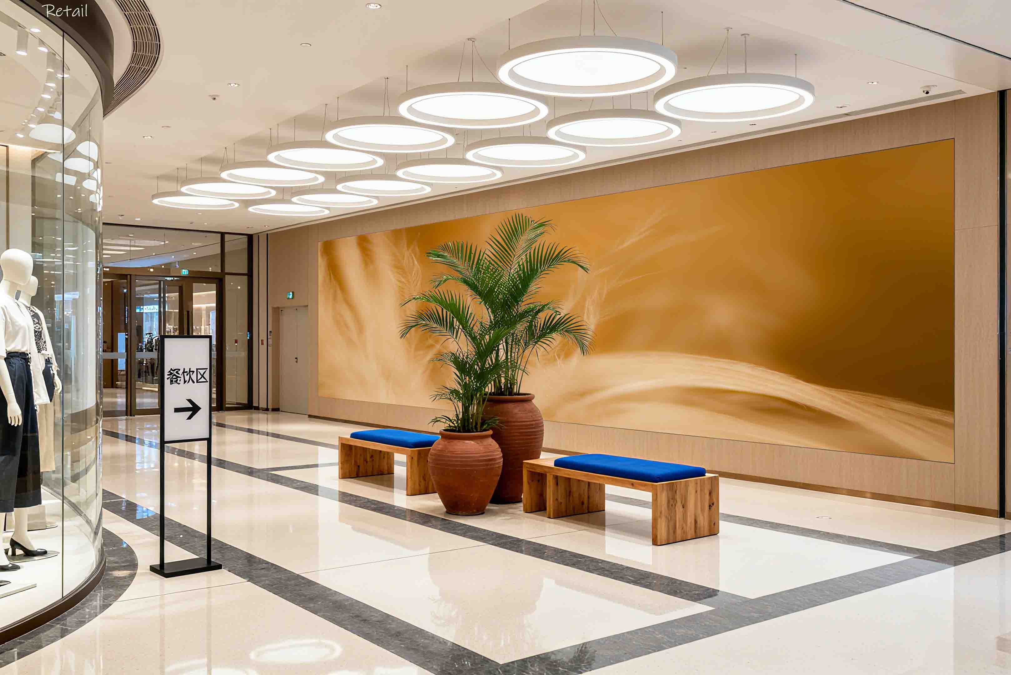 3D Retail Shop Store Market Trade Feather Wall Mural Wallpaper 29