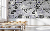 3D School STEM Science Lab Classroom Teaching Aid Biology Wall Mural Wallpaper 8