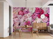 3D Floral Rose Wall Mural Wallpaper YXL 2649