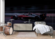 3D Red F1 Formula One Racing Wallpaper Wall Mural Wall Decor Wall Art Wall Sticker Remoable Wallpaper
