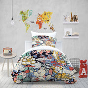 3D Floral Cactus Branch Quilt Cover Set Bedding Set Duvet Cover Pillowcases 1266