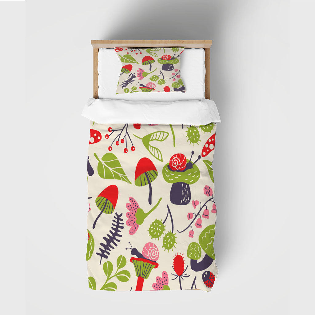 3D Floral Cactus Leaf Snail Quilt Cover Set Bedding Set Duvet Cover Pillowcases 1267
