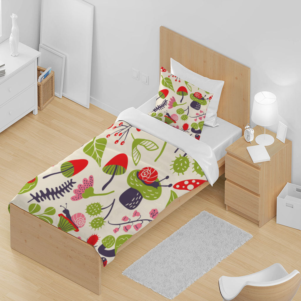 3D Floral Cactus Leaf Snail Quilt Cover Set Bedding Set Duvet Cover Pillowcases 1267
