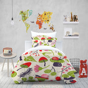 3D Floral Cactus Leaf Snail Quilt Cover Set Bedding Set Duvet Cover Pillowcases 1267