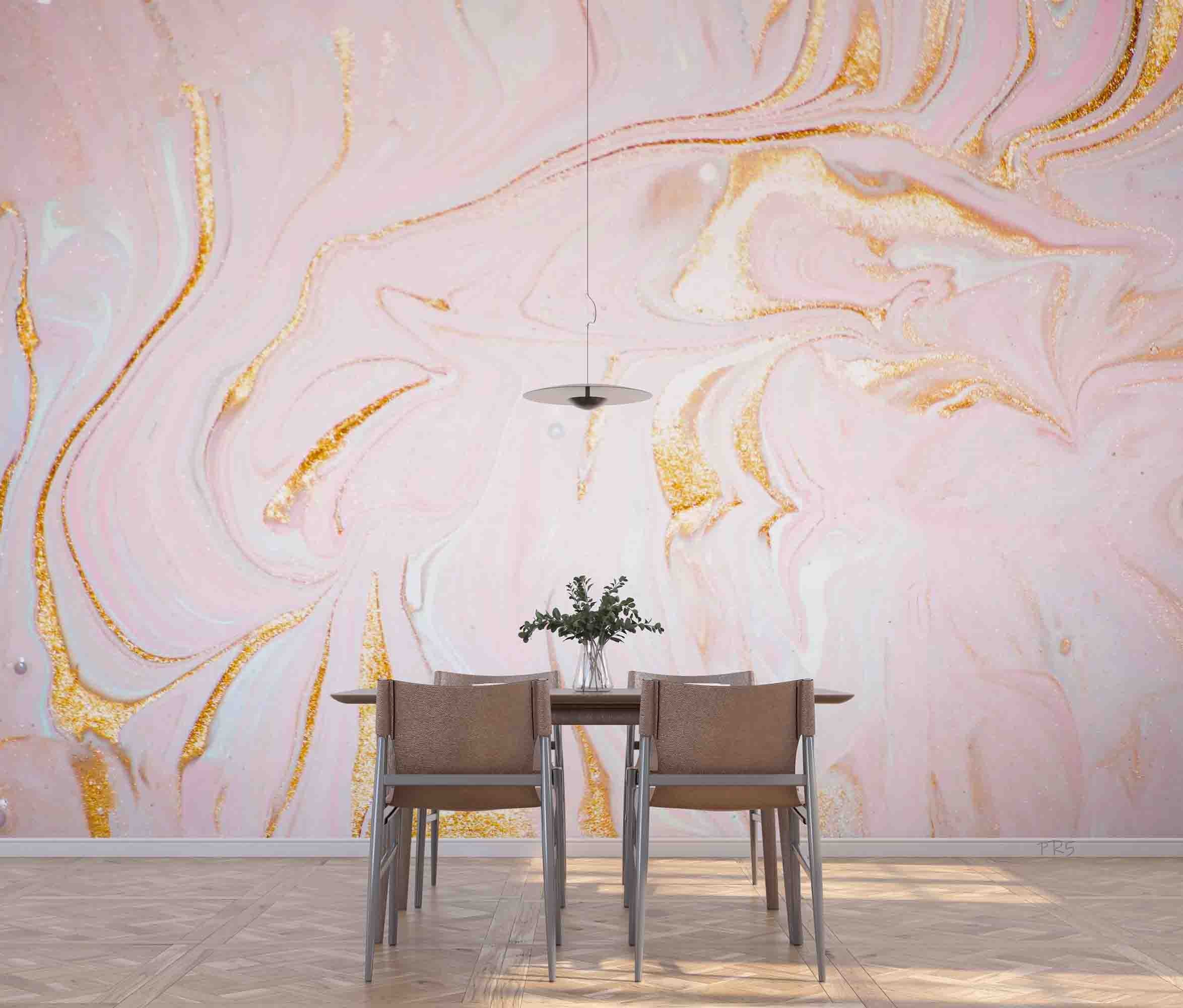 3D Ink And Wash Fluid Ripple Wall Mural Wallpaper YXL 2874
