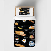 3D Cake Bread Milk Strawberry Quilt Cover Set Bedding Set Duvet Cover Pillowcases 1274