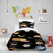 3D Cake Bread Milk Strawberry Quilt Cover Set Bedding Set Duvet Cover Pillowcases 1274