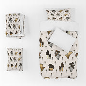 3D Mushroom Black Fungus Quilt Cover Set Bedding Set Duvet Cover Pillowcases 1276