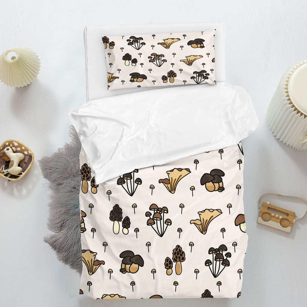 3D Mushroom Black Fungus Quilt Cover Set Bedding Set Duvet Cover Pillowcases 1276