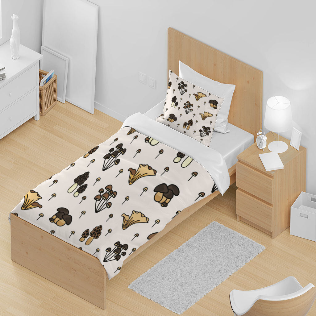3D Mushroom Black Fungus Quilt Cover Set Bedding Set Duvet Cover Pillowcases 1276