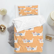 3D Animal Cat Croci Bag Quilt Cover Set Bedding Set Duvet Cover Pillowcases 1282