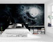 3D Abstract Blue Watercolor Pattern Background Wall Mural Wallpaper GD 3591- Jess Art Decoration