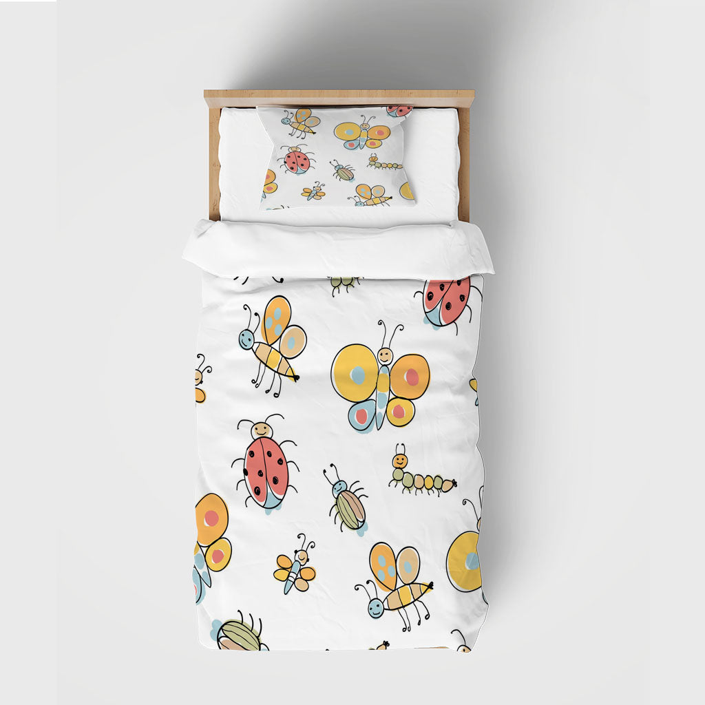 3D Bee Coccinella Septempunctata Caterpillar Quilt Cover Set Bedding Set Duvet Cover Pillowcases 1293