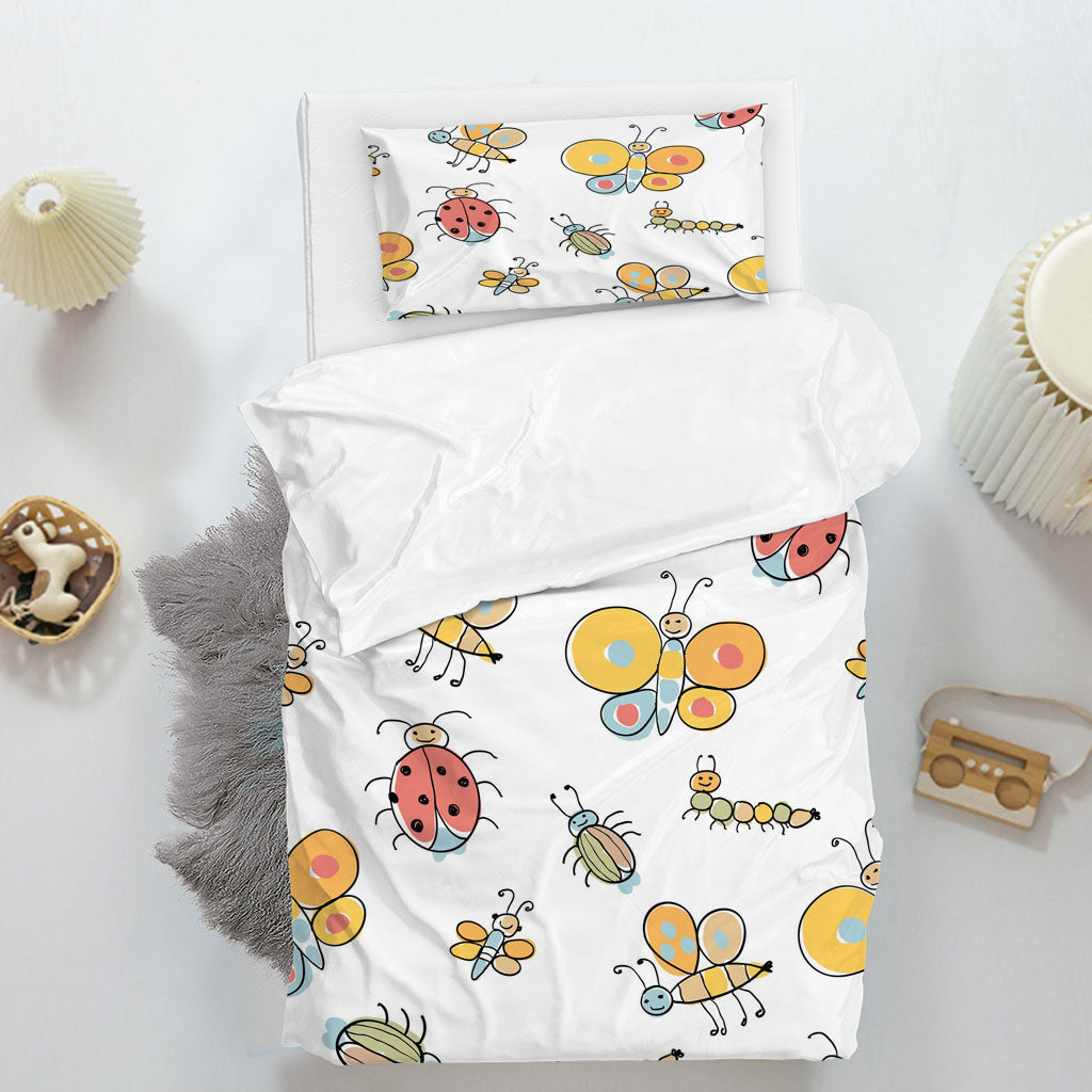 3D Bee Coccinella Septempunctata Caterpillar Quilt Cover Set Bedding Set Duvet Cover Pillowcases 1293