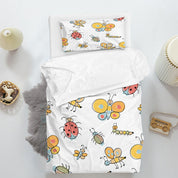 3D Bee Coccinella Septempunctata Caterpillar Quilt Cover Set Bedding Set Duvet Cover Pillowcases 1293