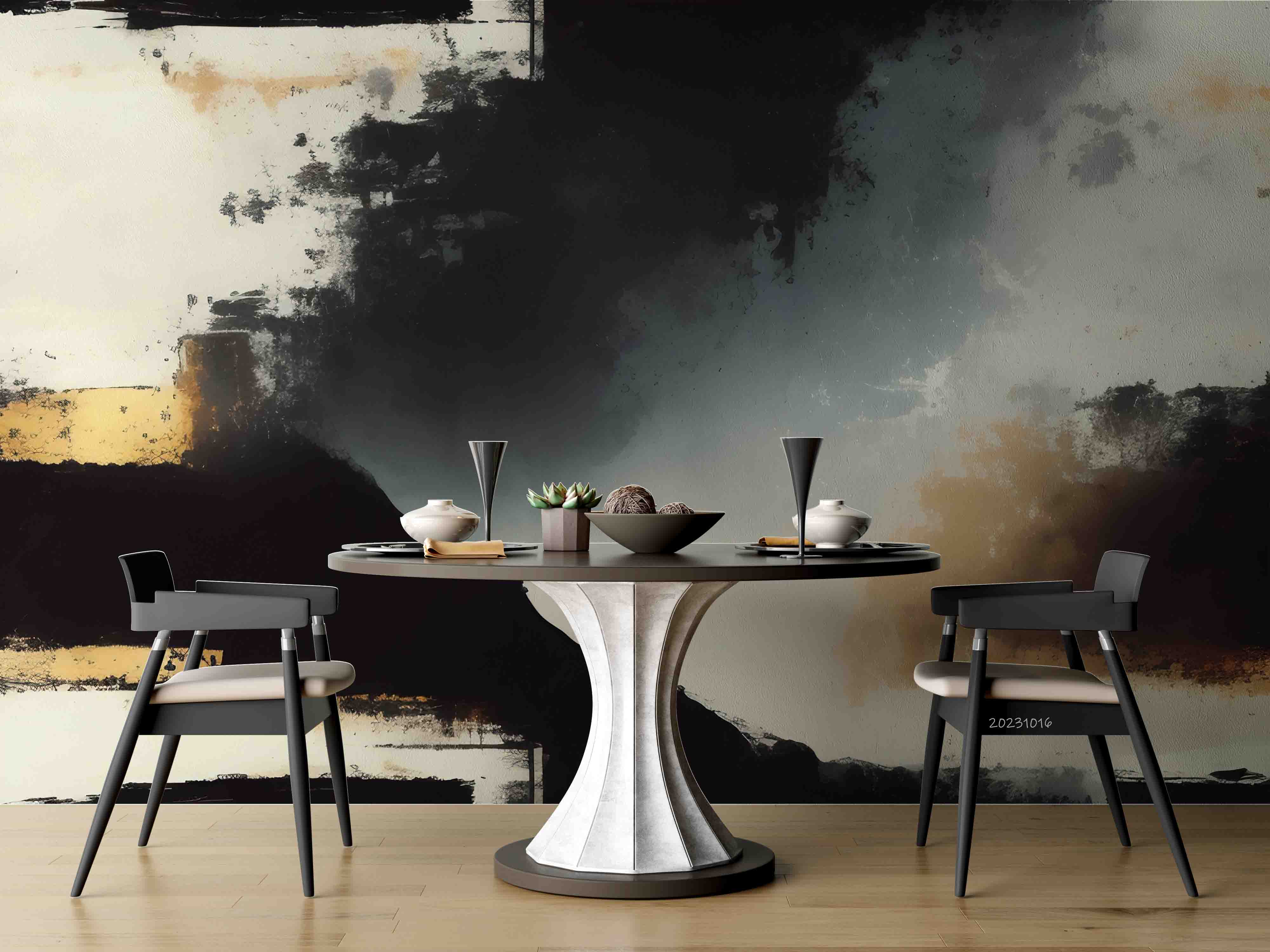 3D Abstract Mountain Sky Wall Mural Wallpaper YXL 2961