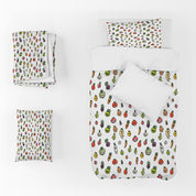 3D Radish Carrot Mooli Green Turnip Quilt Cover Set Bedding Set Duvet Cover Pillowcases 1306