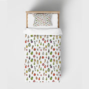 3D Radish Carrot Mooli Green Turnip Quilt Cover Set Bedding Set Duvet Cover Pillowcases 1306