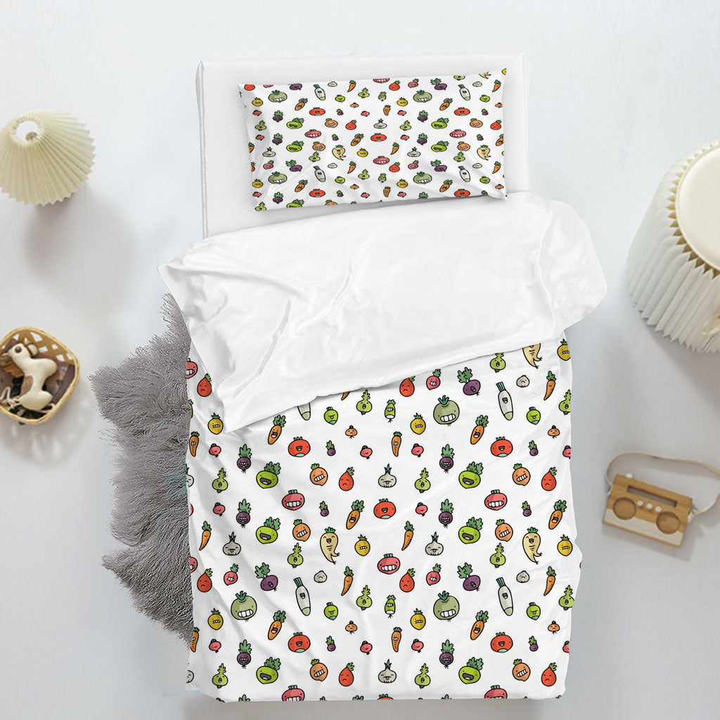 3D Radish Carrot Mooli Green Turnip Quilt Cover Set Bedding Set Duvet Cover Pillowcases 1306
