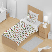 3D Radish Carrot Mooli Green Turnip Quilt Cover Set Bedding Set Duvet Cover Pillowcases 1306