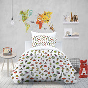 3D Radish Carrot Mooli Green Turnip Quilt Cover Set Bedding Set Duvet Cover Pillowcases 1306
