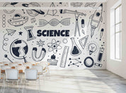 3D School STEM Science Lab Classroom Teaching Aid Wall Mural Wallpaper 38