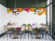 3D Colorful Fruit Illustration Watercolor Wall Mural Wallpaper GD 5283- Jess Art Decoration