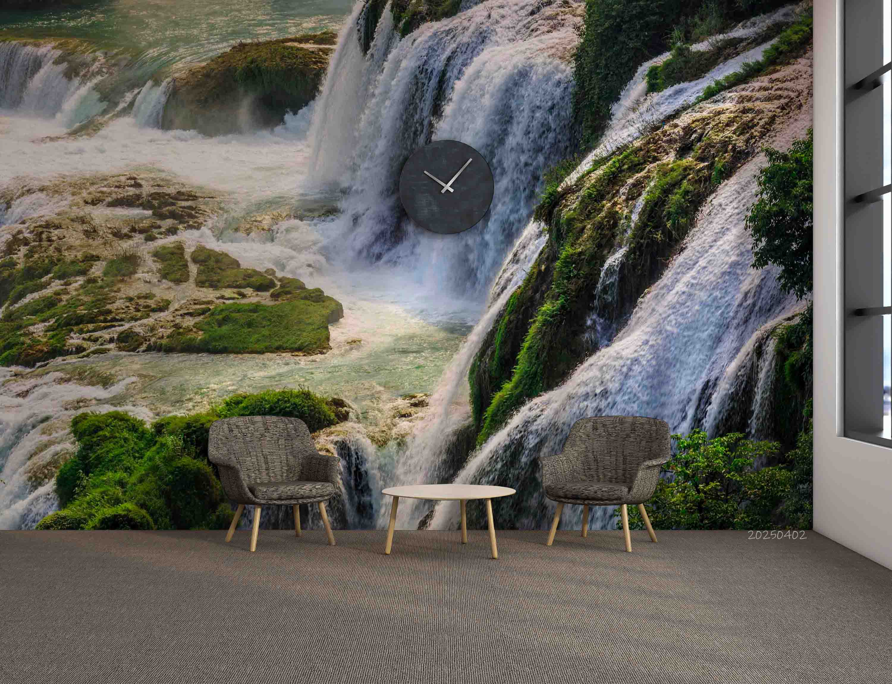 3D Stream Rock Natural Scenery Wallpaper Wall Mural Wall Decor Wall Art Wall Sticker Remoable Wallpaper