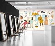 3D Salon Shop Beauty Salon Barber Shop Wall Mural Wallpaper 45
