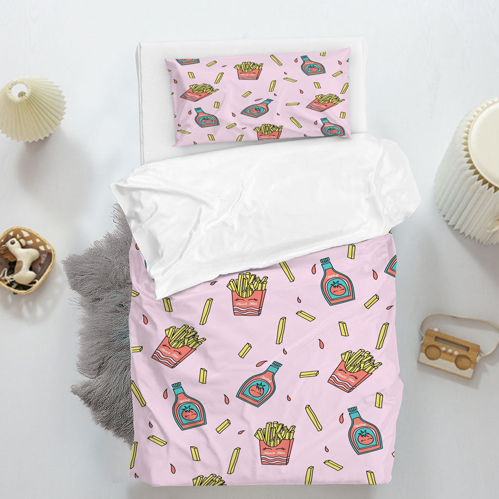 3D Chips Ketchup Chili Quilt Cover Set Bedding Set Duvet Cover Pillowcases 1309