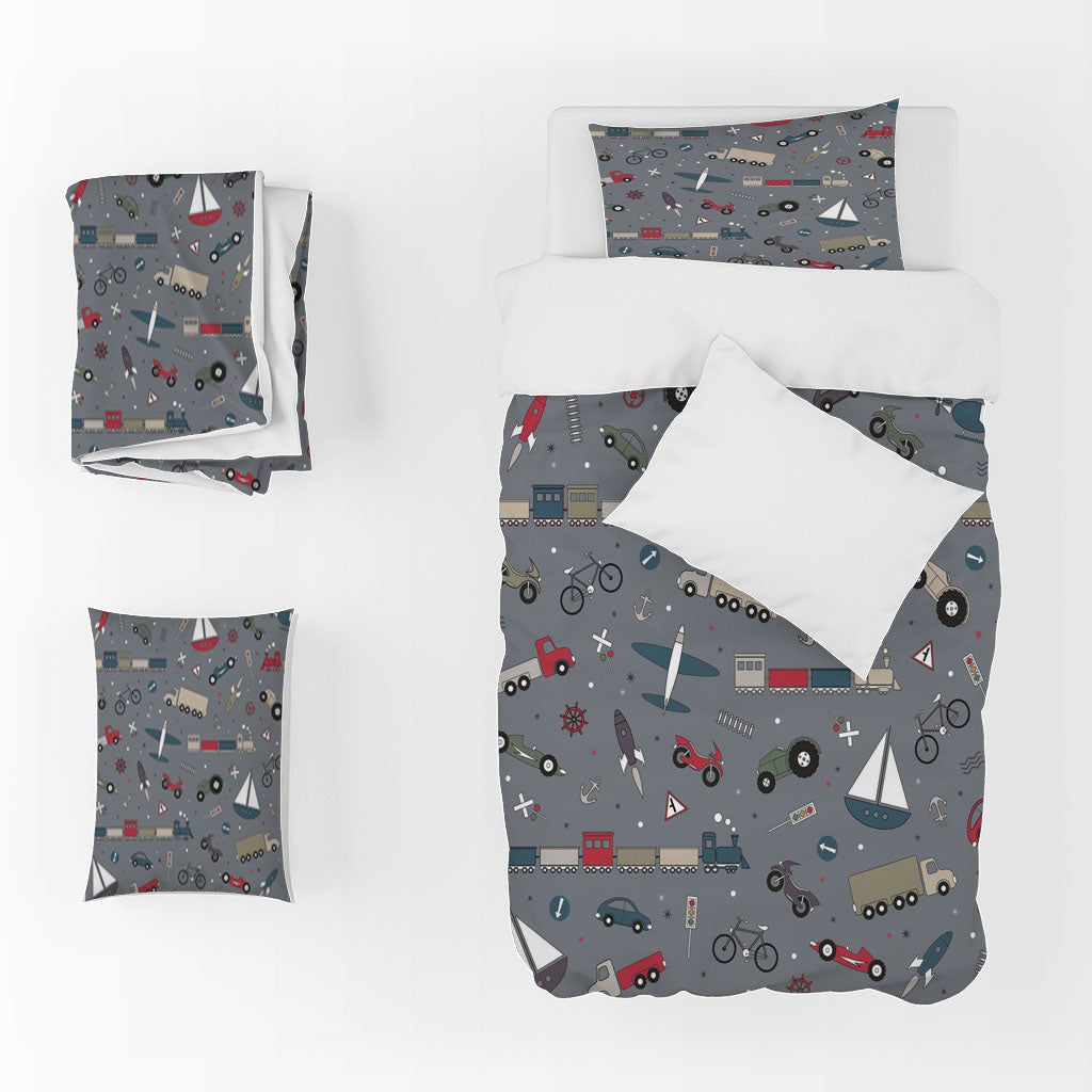 3D Train Car Cycling Aircraft Quilt Cover Set Bedding Set Duvet Cover Pillowcases 1312