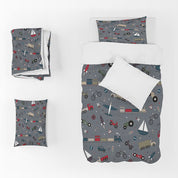 3D Train Car Cycling Aircraft Quilt Cover Set Bedding Set Duvet Cover Pillowcases 1312