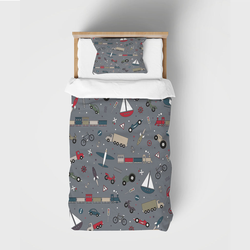 3D Train Car Cycling Aircraft Quilt Cover Set Bedding Set Duvet Cover Pillowcases 1312