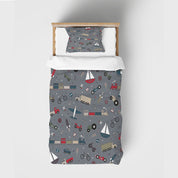 3D Train Car Cycling Aircraft Quilt Cover Set Bedding Set Duvet Cover Pillowcases 1312