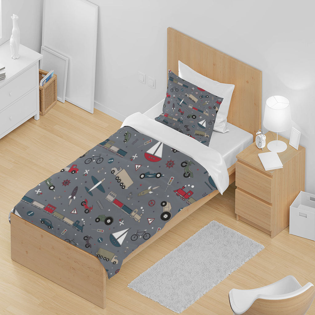 3D Train Car Cycling Aircraft Quilt Cover Set Bedding Set Duvet Cover Pillowcases 1312