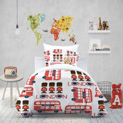 3D Public Transportation Signal Light Quilt Cover Set Bedding Set Duvet Cover Pillowcases 1323