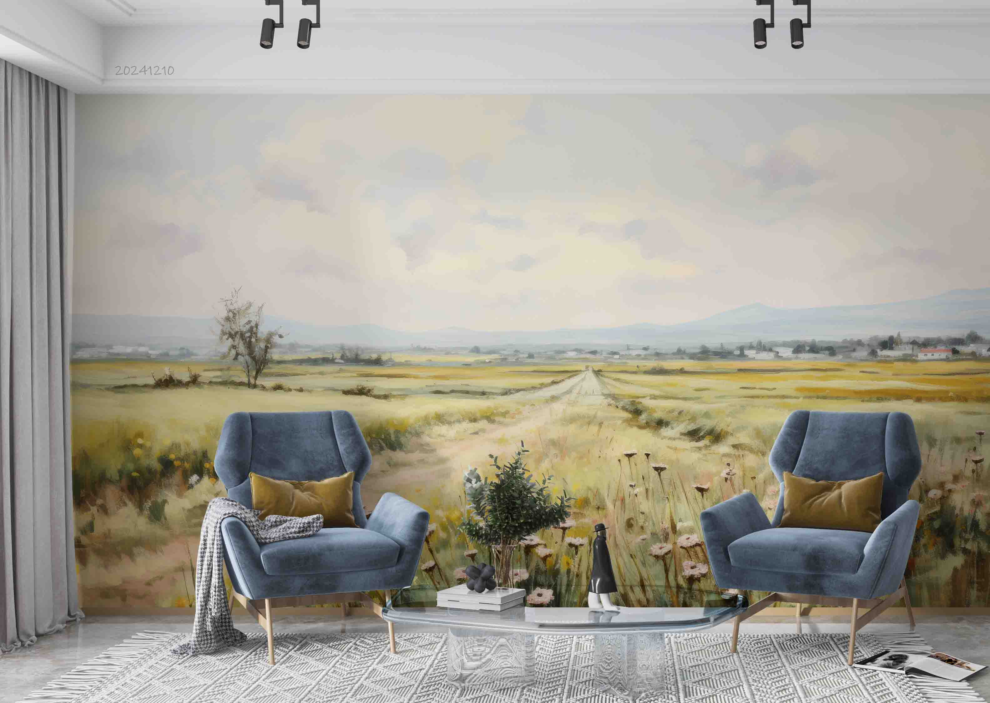 3D Nature Landscape Oil Painting Wallpaper Wall Mural Wall Decor Wall Art Wall Sticker Remoable Wallpaper LQH 36