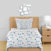 3D Car Trucks Letter White Quilt Cover Set Bedding Set Duvet Cover Pillowcases 1333