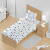 3D Car Trucks Letter White Quilt Cover Set Bedding Set Duvet Cover Pillowcases 1333