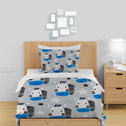 3D Pattern Zebra Star Line White Quilt Cover Set Bedding Set Duvet Cover Pillowcases 1350