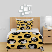 3D Mouse Cheese Round Note Quilt Cover Set Bedding Set Duvet Cover Pillowcase 1364