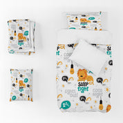 3D Lion Letter Star Bulb Quilt Cover Set Bedding Set Duvet Cover Pillowcase 1366