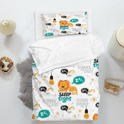 3D Lion Letter Star Bulb Quilt Cover Set Bedding Set Duvet Cover Pillowcase 1366