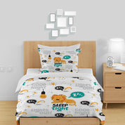 3D Lion Letter Star Bulb Quilt Cover Set Bedding Set Duvet Cover Pillowcase 1366