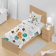 3D Lion Letter Star Bulb Quilt Cover Set Bedding Set Duvet Cover Pillowcase 1366