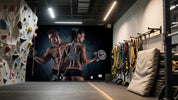 3D Gym Fitness Gymnasium Dumbbell Wall Mural Wallpaper 69